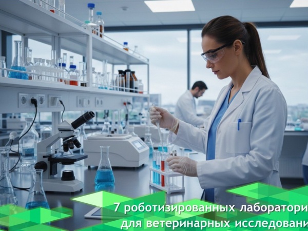 Агропромышленный холдинг «Мираторг» установил семь роботизированных комплексов в своих лабораториях для ветеринарных исследований